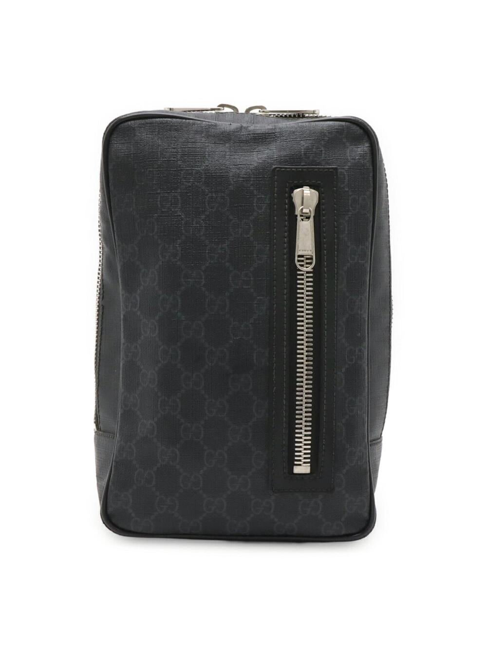 Gucci Soft Zip Sling Bag Gg Coated #356789G68B